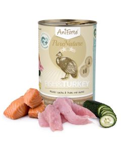 AniForte® PureNature Fish&Turkey "Zalm en kalkoen" - Natuurmenu voor katten