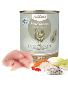AniForte® PureNature LandChicken "Kip met wortel" - Natuurmenu voor honden