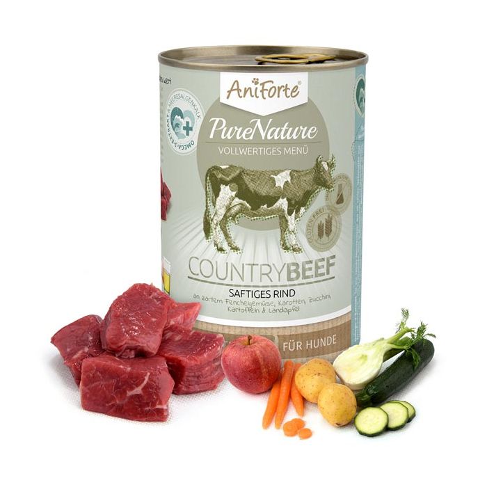 AniForte® PureNature Country Beef "Rund met wortel" - Natuurmenu voor honden